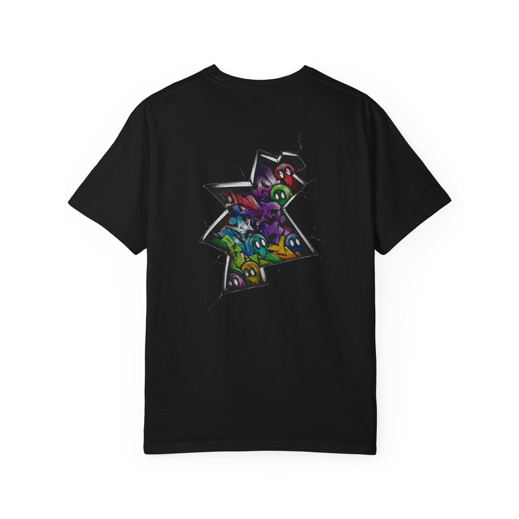 Graffiti Star T-Shirt — Colorful Street Art Crew Tee