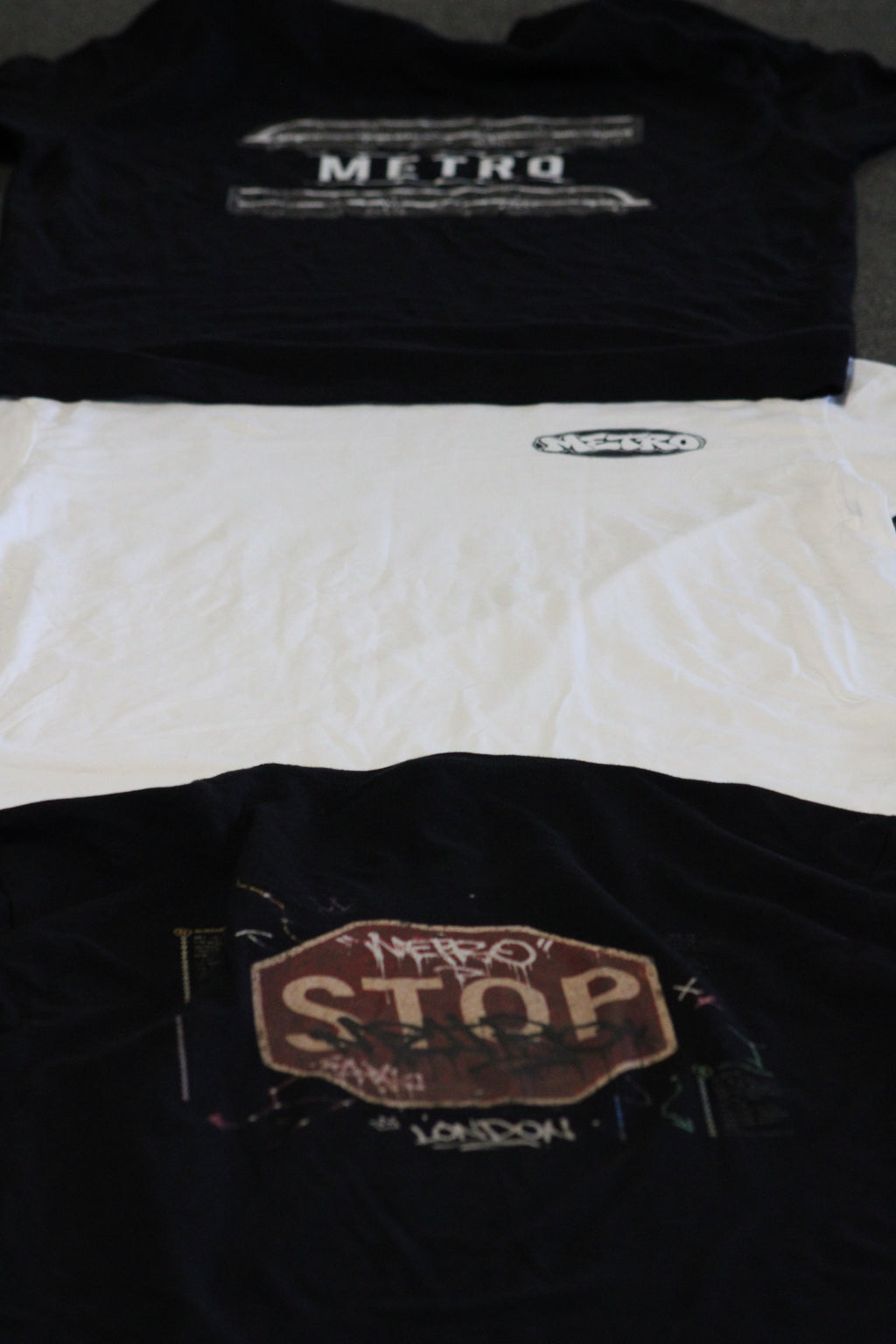 Metro STOP sign TEE