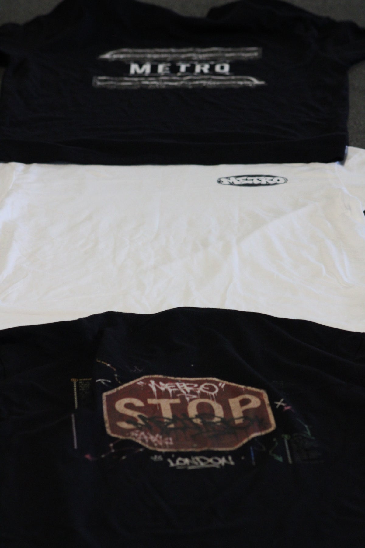 Metro STOP sign TEE